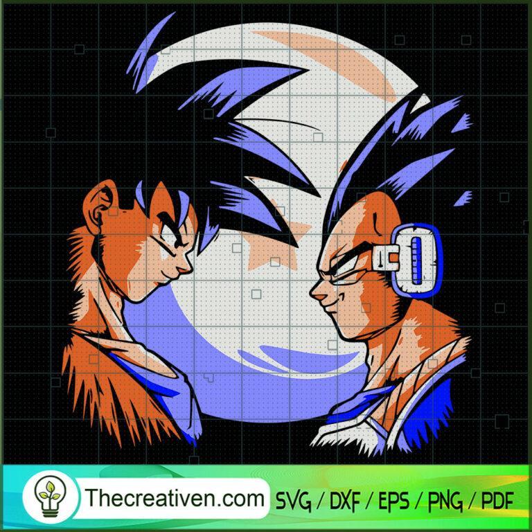 Goku Vs Vegeta SVG Goku SVG Dragon Ball Z SVG Premium Original