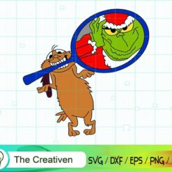 Bunny And Grinch Looking In The Mirror SVG , Grinch SVG, Christmas Tree SVG, Merry Christmas SVG