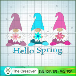 Spring Gnomes SVG, Spring SVG, Gnomes SVG