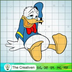 Donald Duck Smile SVG, Cartoon SVG, Donald Duck SVG
