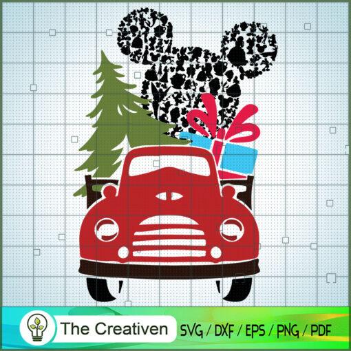 12 Christmas car silhouette copy