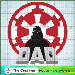 Dad Logo Galactic Empire Symbol SVG, Star Wars SVG, Galactic SVG