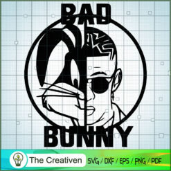 Bad Bunny Easter SVG, Bad Boy SVG, Rapper SVG