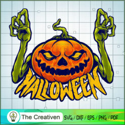 Halloween Jack O Lantern Pumpkin Monster SVG, Pumpkin Monster SVG, Halloween SVG