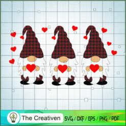 Valentine's Gnomes SVG, Love Gnomes SVG, Gnomes SVG