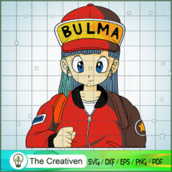 Bulma Childhood SVG, Dragon Ball SVG, Anime SVG