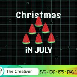 Christmas in July Water Melon Xmas Tree SVG, Christmas in July Water Melon Xmas Tree Digital File, Christmas Xmas Tree SVG