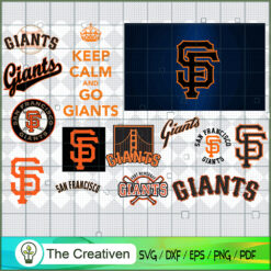 San Francisco Giants SVG PNG EPS DXF – Baseball Lovers Cricut Cameo File Silhouette Art , Baseball SVG , MLB SVG