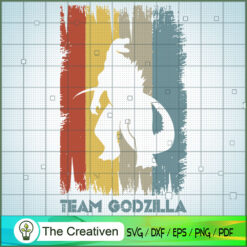 Team Godzilla SVG P6 , Godzilla Silhouette, Godzilla Cut File, Godzilla Vector, Monster SVG