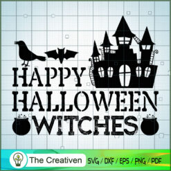 Happy Halloween Witches SVG, Witches SVG, Halloween SVG