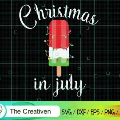 Christmas in July Ice Cream Watermelon SVG, Christmas in July Ice Cream Watermelon Digital File, Christmas Water Melon SVG