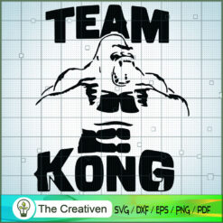 Team Kong SVG P5 , Kong Silhouette, Kong  Cut File, Kong Vector, Monster SVG