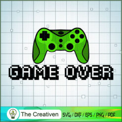 Game over SVG, Gaming SVG, Trending SVG, Game Controller SVG