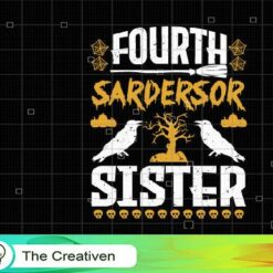 Fourth Sanderson Sister SVG, Fourth Sanderson Sister Digital File, Halloween SVG