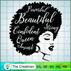 Afro Woman SVG, Black Woman SVG, Afro Girl SVG