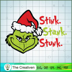 Grinch Stink Stank Stunk SVG, Grinch Christmas SVG, The Grinch SVG