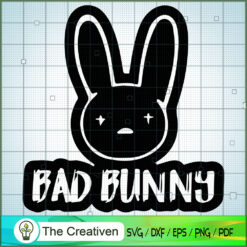 Bad Bunny Logo SVG, Trap SVG, Rapper SVG, Singer SVG