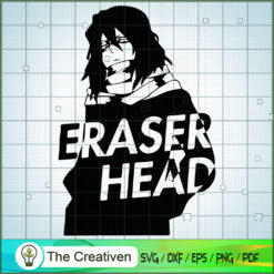 Eraser Head SVG , One For All SVG , All Might Hero SVG