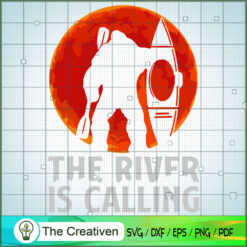 The River is Calling Kong SVG , Kong Silhouette, Kong Cut File, Kong Vector, Monster SVG