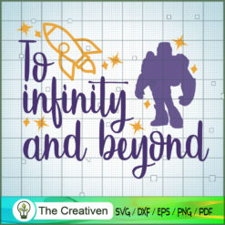 To Infinity And Beyond Rocket Buzz Lightyear Toy SVG, Toy Story SVG, Toy Story Friends SVG, Disney SVG