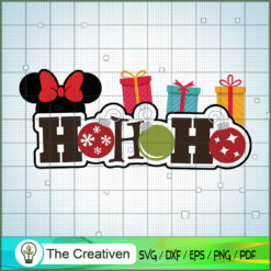 Hohoho Mickey Christmas Gift SVG, Christmas SVG, Cartoon SVG, Disney SVG