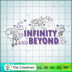 To Infinity And Beyond Jessie Woody Outline Toy Story SVG, Toy Story SVG, Toy Story Friends SVG, Disney SVG