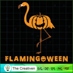 Flamingoween SVG, Halloween SVG, Flamingo SVG