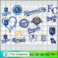 Kansas City Royals SVG PNG EPS DXF – Baseball Lovers Cricut Cameo File Silhouette Art , Baseball SVG , MLB SVG