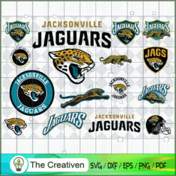 Jacksonville Jaguars Bundle SVG, Football Svg Bundle SVG , NFL Team SVG , Jacksonville Jaguars Sport SVG