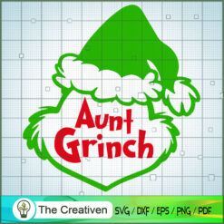 Aunt Grinch SVG , Grinch SVG, Christmas Tree SVG, Merry Christmas SVG