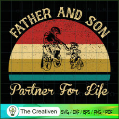 Father and Son Partner for Life SVG, Daddy SVG, Father SVG