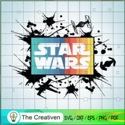 Star War Colorful Logo  SVG, Star Wars SVG, Star Wars SVG