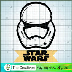 Stormtrooper Mask SVG, Star Wars SVG, Star Wars Stormtrooper SVG