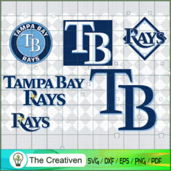 Tampa Bay Rays SVG PNG EPS DXF – Baseball Lovers Cricut Cameo File Silhouette Art , Baseball SVG , MLB SVG