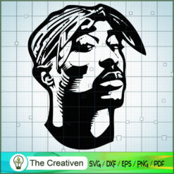 Tupac Shakur SVG, US Rapper SVG, Famous Star SVG