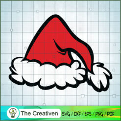 Christmas Santa Hat SVG, Grinch Christmas SVG, The Grinch SVG
