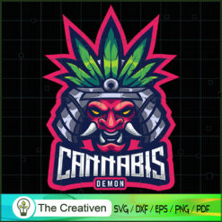 Cannabis Samurai SVG , Marijuana Leaf SVG, Cannabis SVG, Pot Leaf SVG, Weed SVG