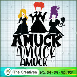 Amuck Hocus Pocus SVG, Halloween SVG, Hocus Pocus SVG, Witches SVG