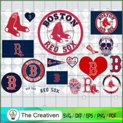 Boston Red Sox SVG PNG EPS DXF – Baseball Lovers Cricut Cameo File Silhouette Art , Baseball SVG , MLB SVG