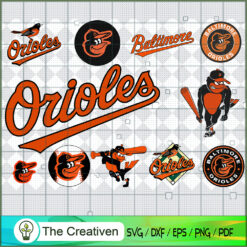 Baltimore Orioles SVG PNG EPS DXF – Baseball Lovers Cricut Cameo File Silhouette Art , Baseball SVG , MLB SVG