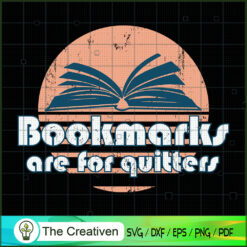Reading Book Bookmarks Quitters SVG , Bookmarks SVG , Reading Book SVG
