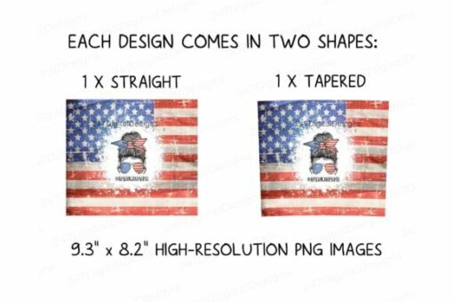 American Mama PNG Messy Bun Tumbler Wrap Graphics 12878954 2 580x387 1