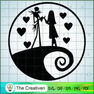 Jack Skellington And Sally True Love So Munch SVG, Nightmare SVG ...