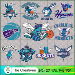 Charlotte Hornets Logo Bundle, Major League Baseball SVG Bundle, USA Baseball SVG
