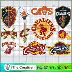 Cleveland Cavaliers SVG, Basketball SVG,  National Basketball Association SVG