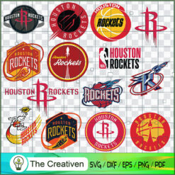 Houston Rockets Logo Bundle, Major League Baseball SVG Bundle, USA Baseball SVG
