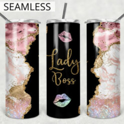Lady Boss Sublimation Tumbler Design