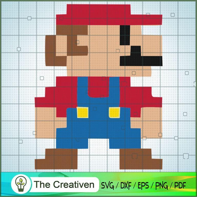 Super Mario Head SVG , Game Mario SVG, Funny Mario SVG, Game Mario SVG ...