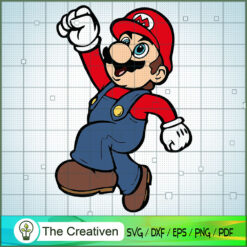 Super Mario SVG , Game Mario SVG, Funny Mario SVG