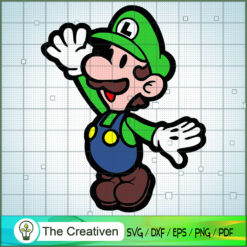 Paper Mario and Luigi SVG , Game Mario SVG, Funny Mario SVG